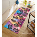 Attraction carpet kitchen accessories linen fabric mat anti-slip mat kitchen mat